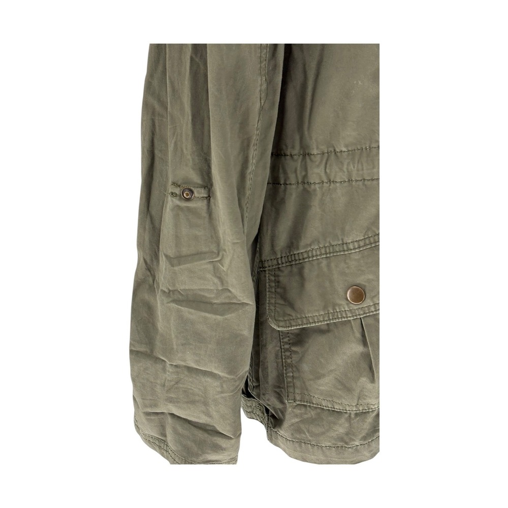 Ashley Outerwear Utility Field Jacket Olive Green Full Zip Roll Tab Large - Picture 5 of 9